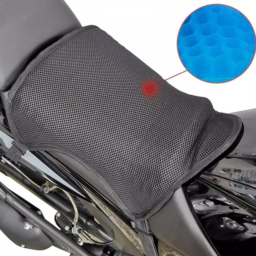 Housse de coussin 3D pour siège de moto, Gel de confort universel