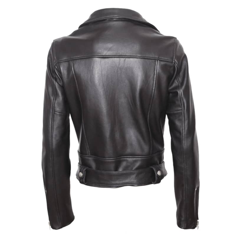 Blouson Veste en Cuir noir pour Femme Boutique biker