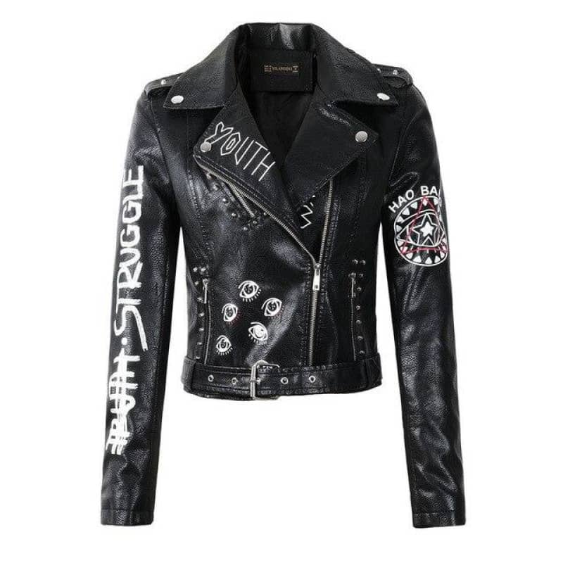 Tenue biker femme sale