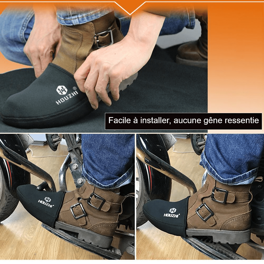 Protège chaussure - sélecteur de vitesse en cuir - Fait Main
