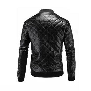 Blouson-biker-en-simili-cuir-matelasse-pour-homme-dos