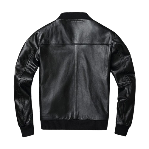 Blouson-en-cuir-noir-pour-homme-dos