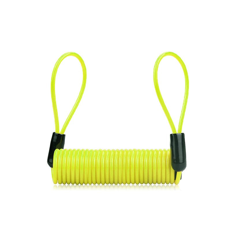 Cable antivol moto jaune