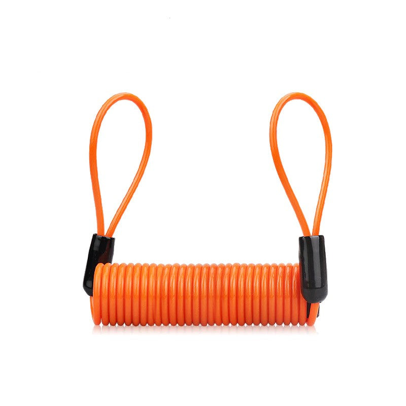 Cable antivol moto orange