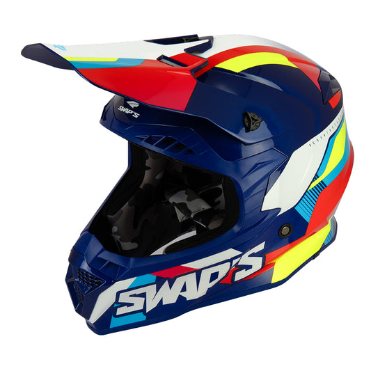 Casque-cross-bleu-profil