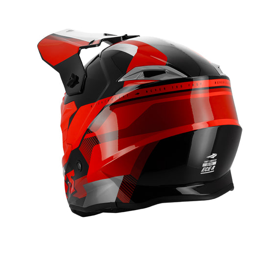 Casque-cross-rouge-arriere