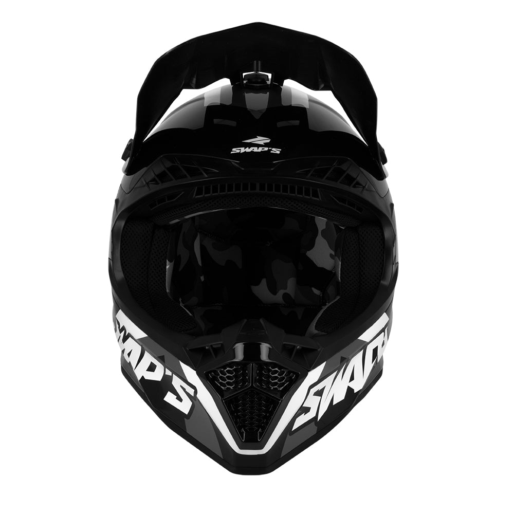 Casque-de-moto-de-cross-face