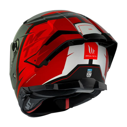 Casque-integral-mt-thunder-gris-rouge-mat-arriere