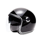 Casque jet Marko™- Boreal noir chromé - Vignette | Boutique biker