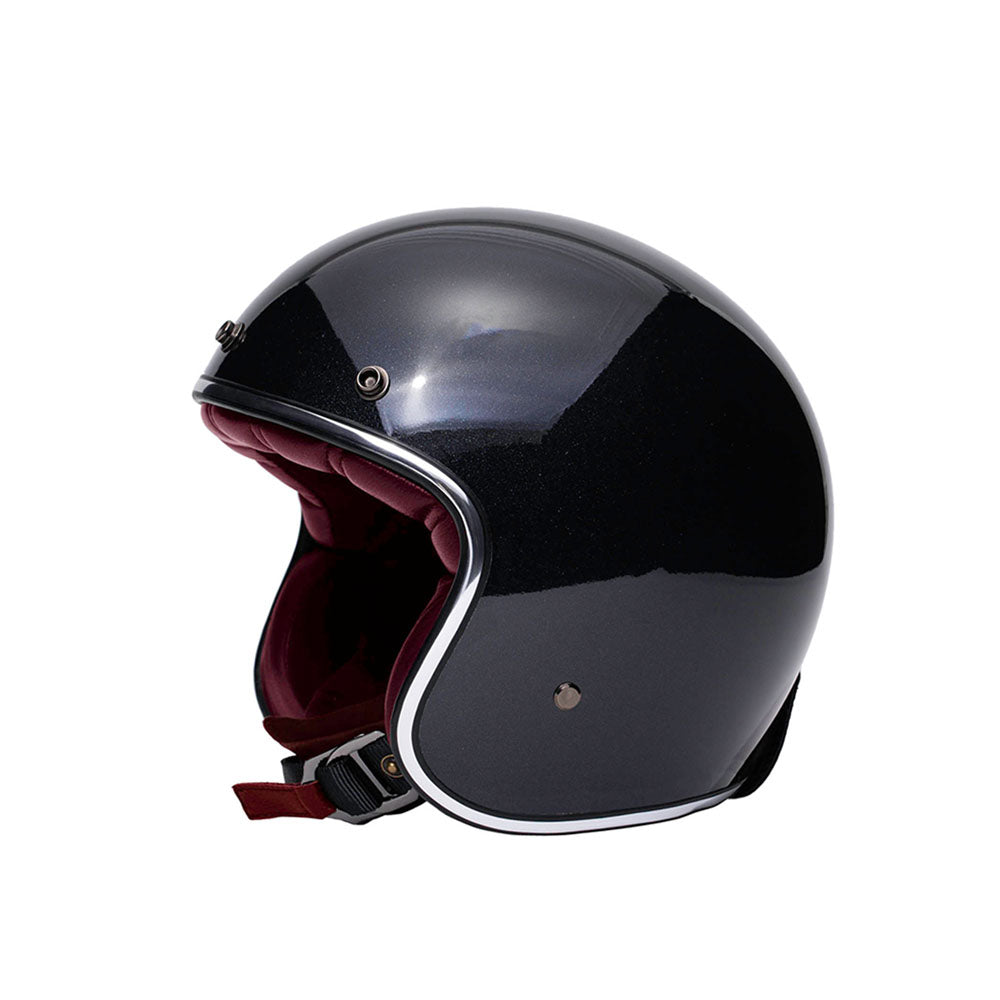 Casque-jet-moto-The-Classic-noir-brillant-Marko