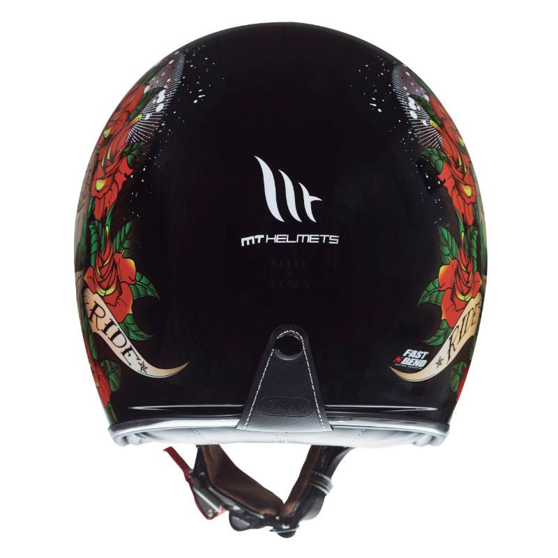 Casque-jet-mt-le-mans-skull-et-roses-noir-brillant-arriere