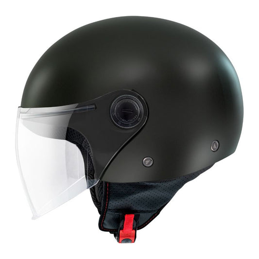 Casque jet MT Helmets - Street uni noir brillant