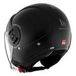 Casque jet MT Helmets - Viale uni noir brillant - Vignette | Boutique biker