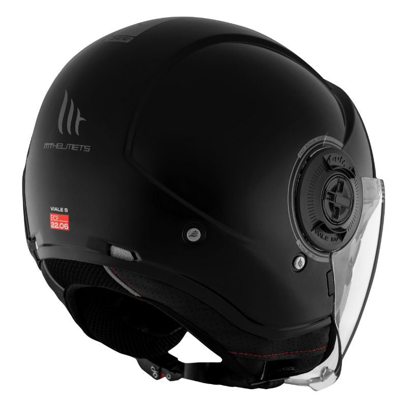 Casque-jet-mt-viale-uni-noir-brillant-arriere-2