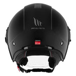 Casque jet MT Helmets - Viale uni noir brillant - Vignette | Boutique biker