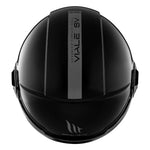 Casque jet MT Helmets - Viale uni noir brillant - Vignette | Boutique biker