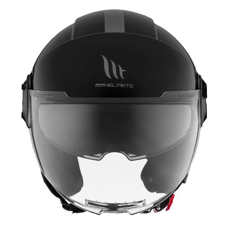 Casque-jet-mt-viale-uni-noir-brillant-face