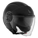 Casque jet MT Helmets - Viale uni noir brillant - Vignette | Boutique biker