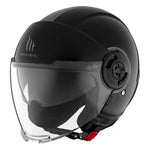 Casque jet MT Helmets - Viale uni noir brillant - Vignette | Boutique biker