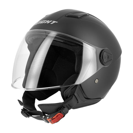 Casque-jet-noir-mat-profil