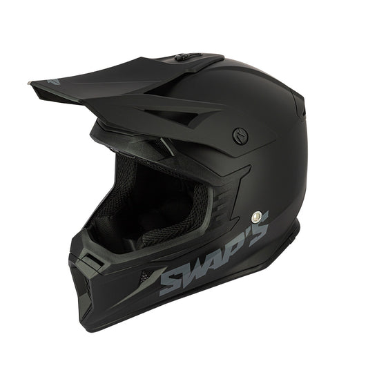 Casque-moto-cross-noir-profil