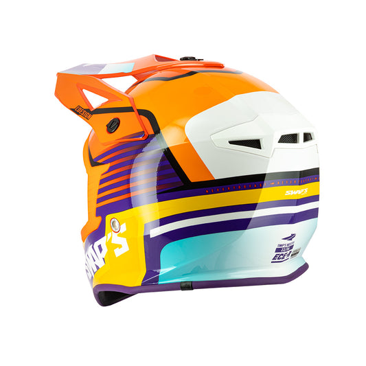 Casque-moto-cross-orange-arriere