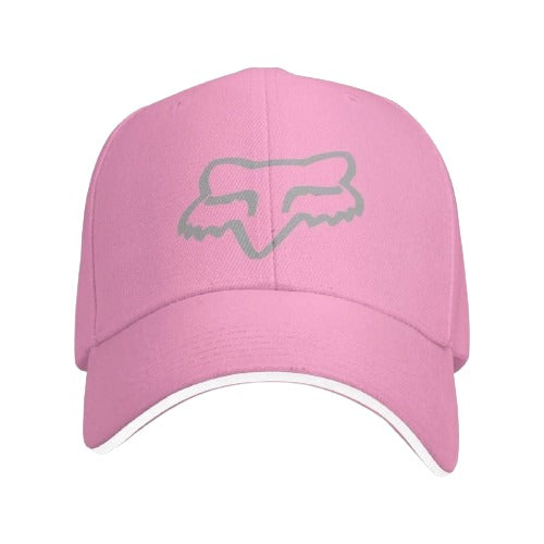 Casquette moto fox pour femme et homme rose