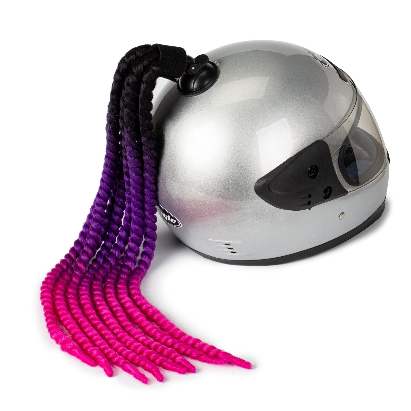 Couvre casque moto predator rose