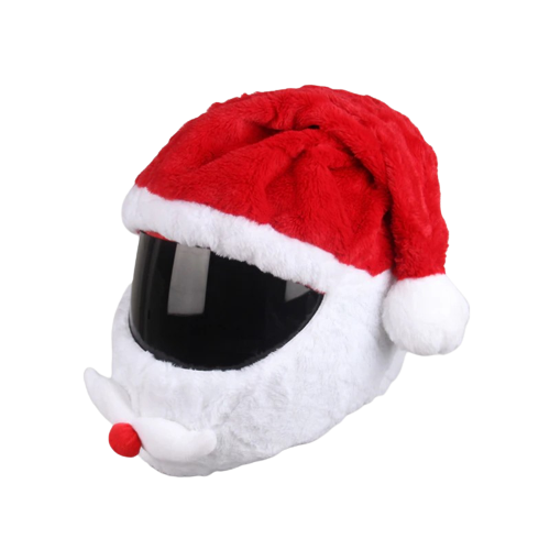 Couvre casque pere noel