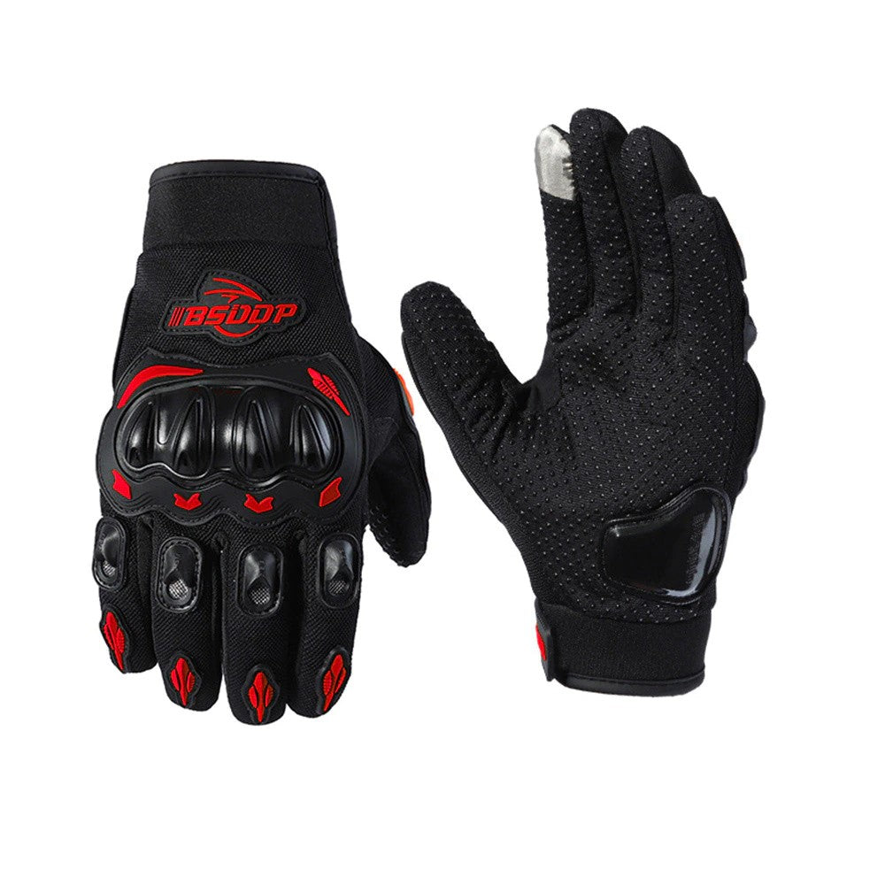 Gants de moto été rouge