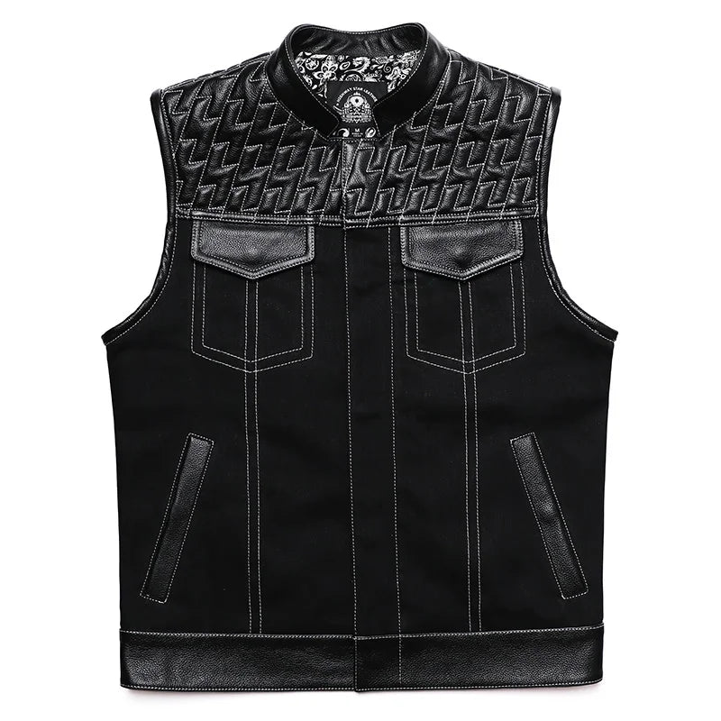 Gilet-SOA-cuir-et-tissu-pour-biker