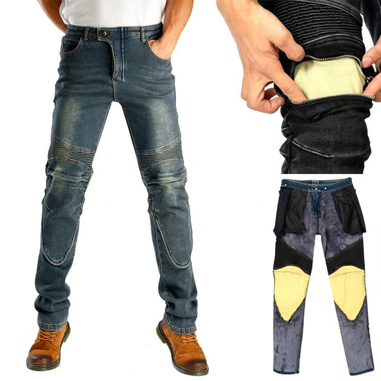 Jeans Moto, Aramid, Homme, Noir, Pantalon Homme Motard