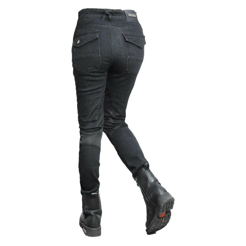 Pantalon de Moto en Jean et Kevlar pour Femme