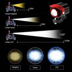 Longue-portee-led-moto-lampe