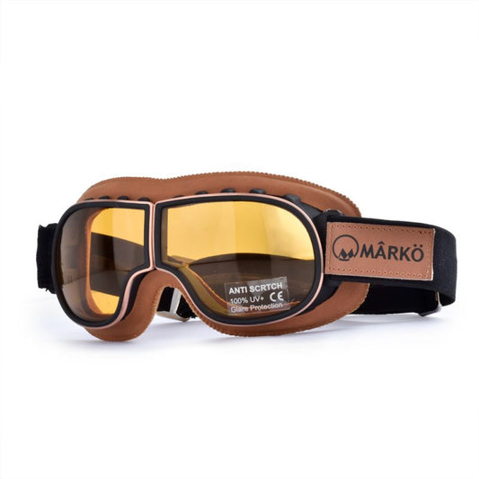 Lunette-moto-marko-marron