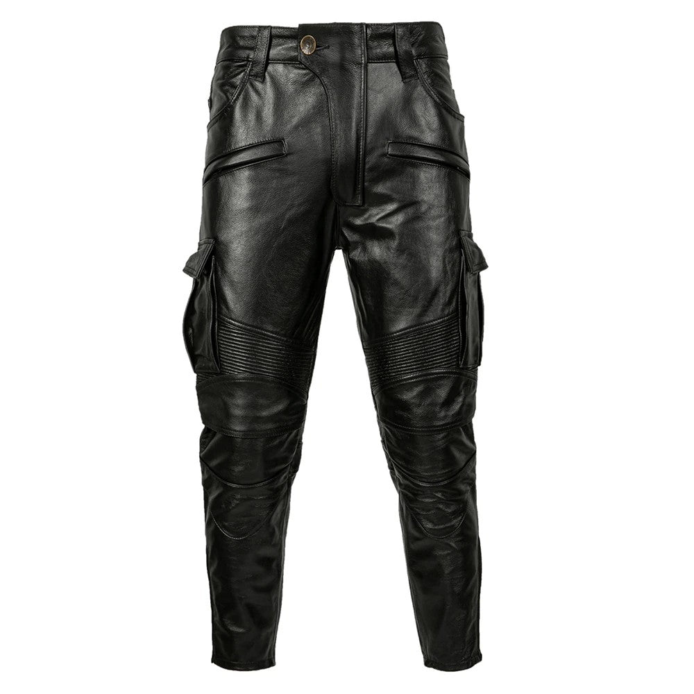 Pantalon cuir homme pas cher hot sale