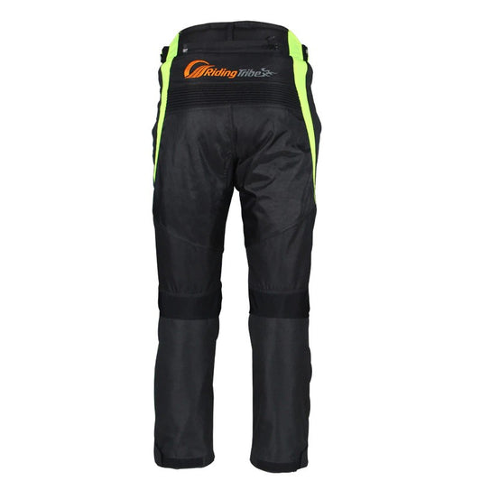 Pantalon moto été homme de dos