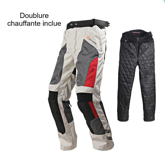 Pantalon moto hiver avec doublure