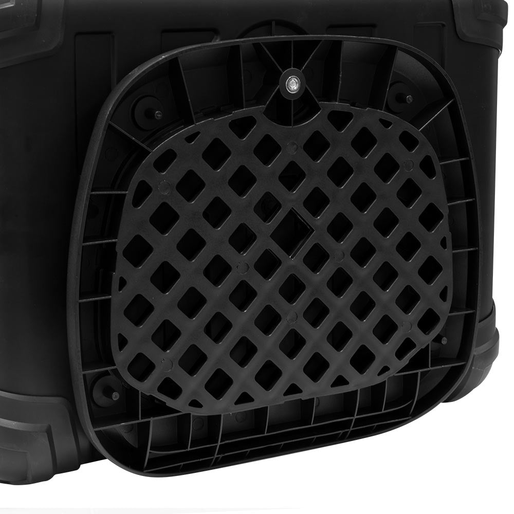 Top-case-moto-35L-plastique-noir-X-Plor-platine