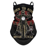 Tour de cou moto - Born to ride - Vignette | Boutique biker