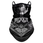 Tour de cou moto - Tête de mort mexico - Vignette | Boutique biker