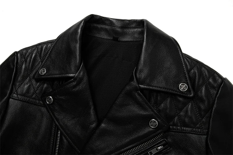 Veste-biker-en-cuir-noir-pour-homme-type-perfecto-col