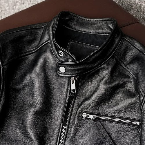 Veste-en-cuir-blazer-slim-biker-col