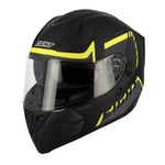 Casque intégral moto + PINLOCK - Venge S441 Noir et jaune - Vignette | Boutique biker