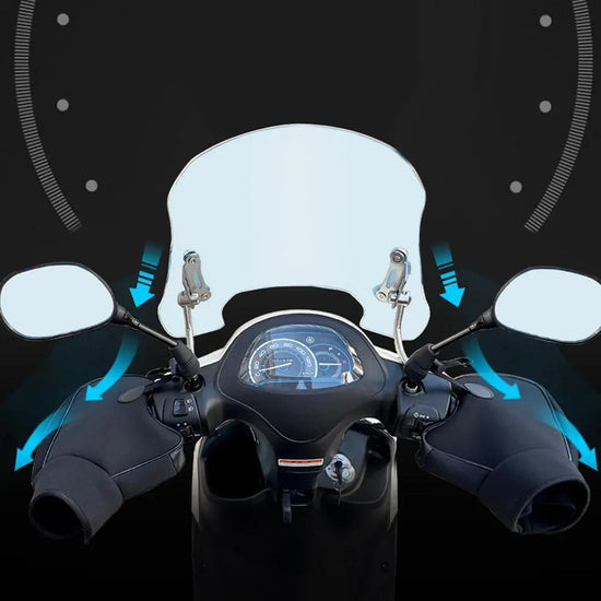 Manchons de guidon de moto, protection, optique de scooter
