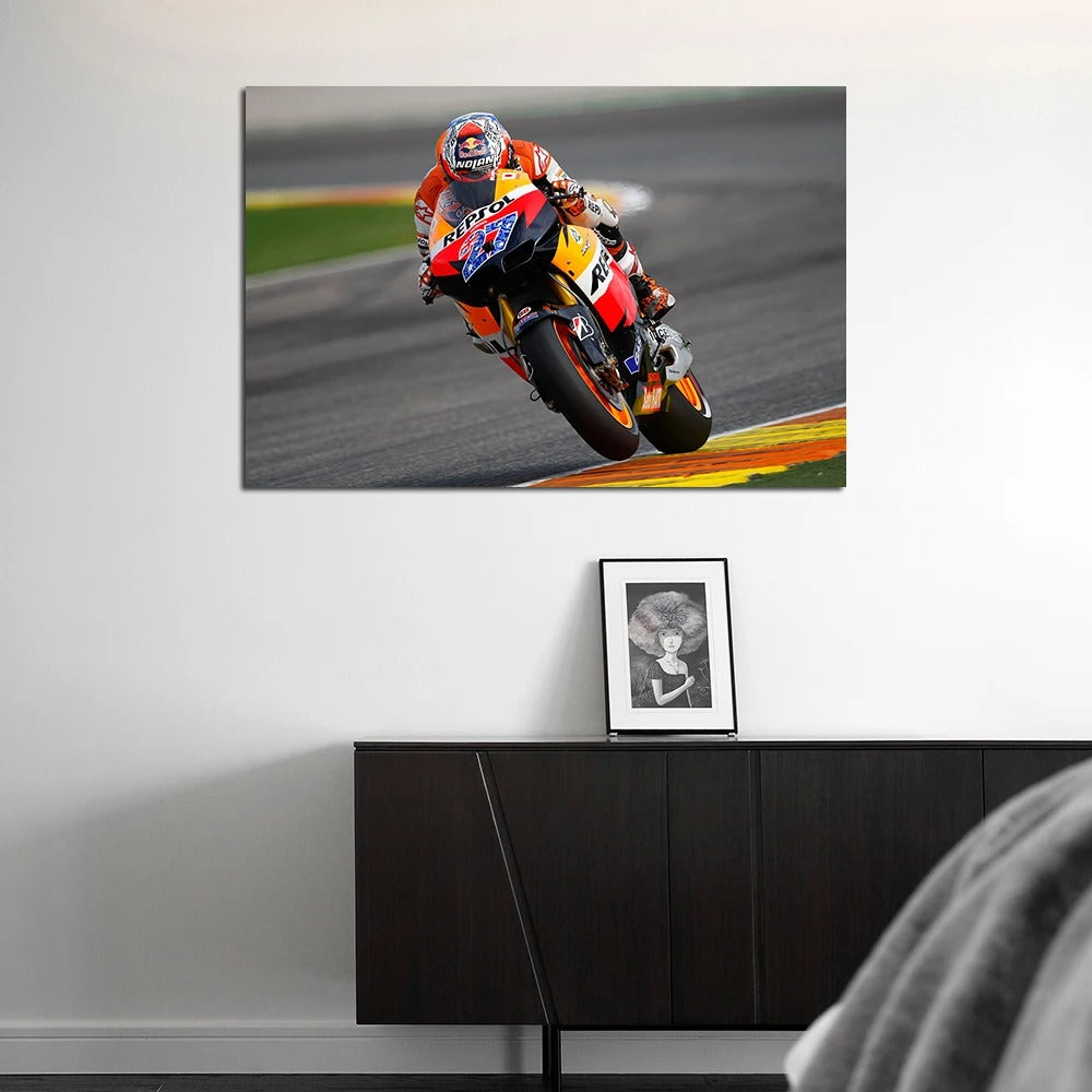 Poster moto GP repsol biker