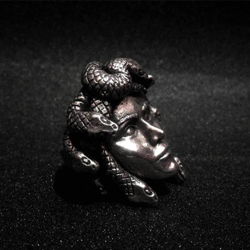 bague tete de serpent homme | Boutique biker