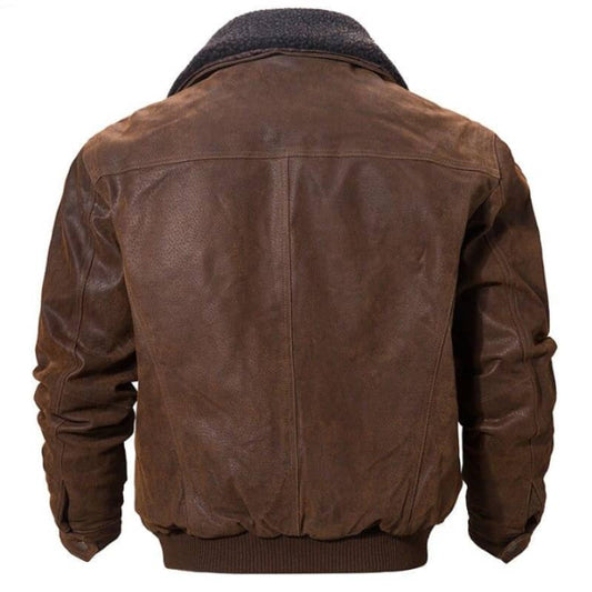 Blouson Biker col Fourrure Homme | Boutique biker