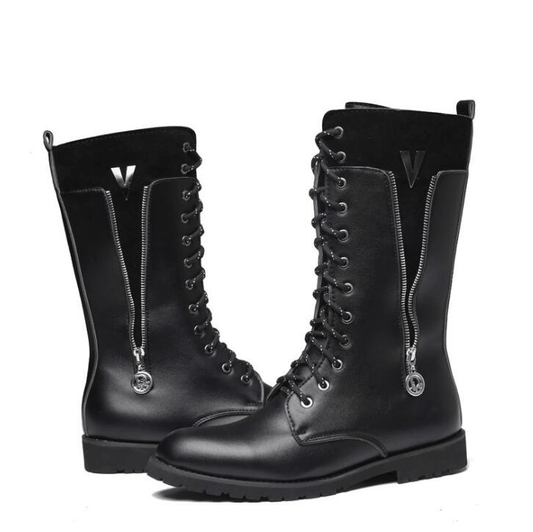 Botte moto cuir biker | Boutique biker