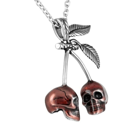 Collier avec tete de mort  | Boutique biker